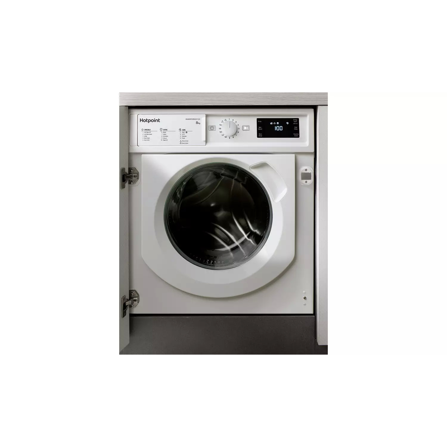 Hotpoint 8KG 1400 Spin Washing Machine - White - 0
