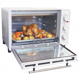 Igenix Mini Electric Oven Cooker Grill - White - 1