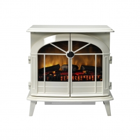 Dimplex Chevailier Electric Stove Fire, Log Effect - White