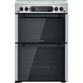 Hotpoint 60cm Gas Cooker - Silver - A/A Rated