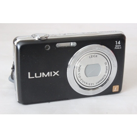 Panasonic Black Camera + Leather Case (14.1MP 5x Optical Zoom) 2.7 inch LCD