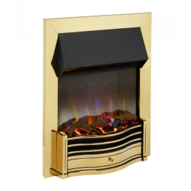 Dumfries Brass Optiflame 3D Electric Inset Fire ****ONE ONLY AT THIS PRICE****