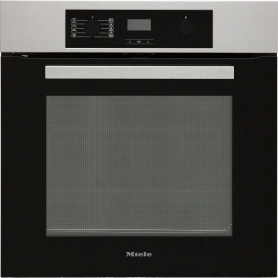 Miele Built In Electric Single Oven with Pyrolytic Cleaning - Clean Steel