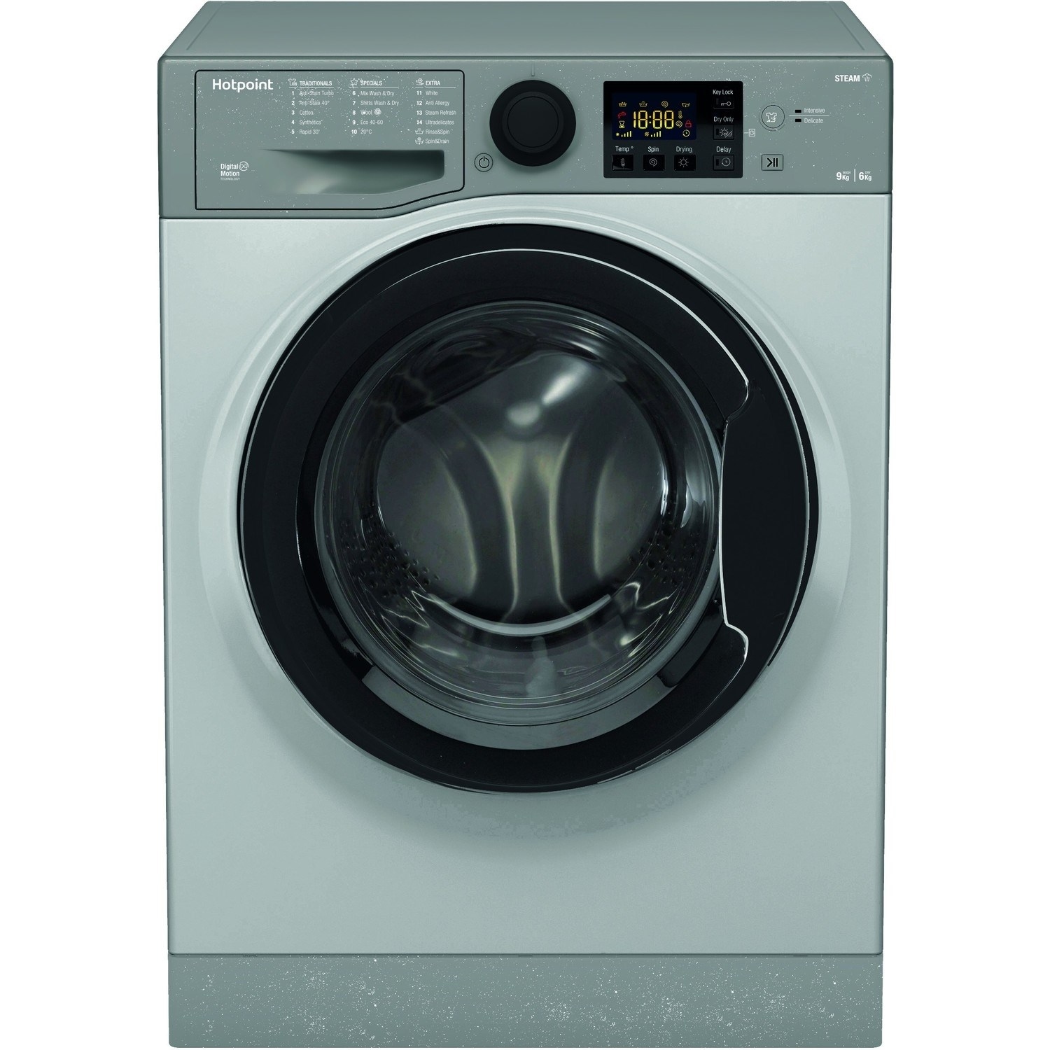 Hotpoint 9Kg / 6Kg Washer Dryer with 1400 rpm - Graphite - 0