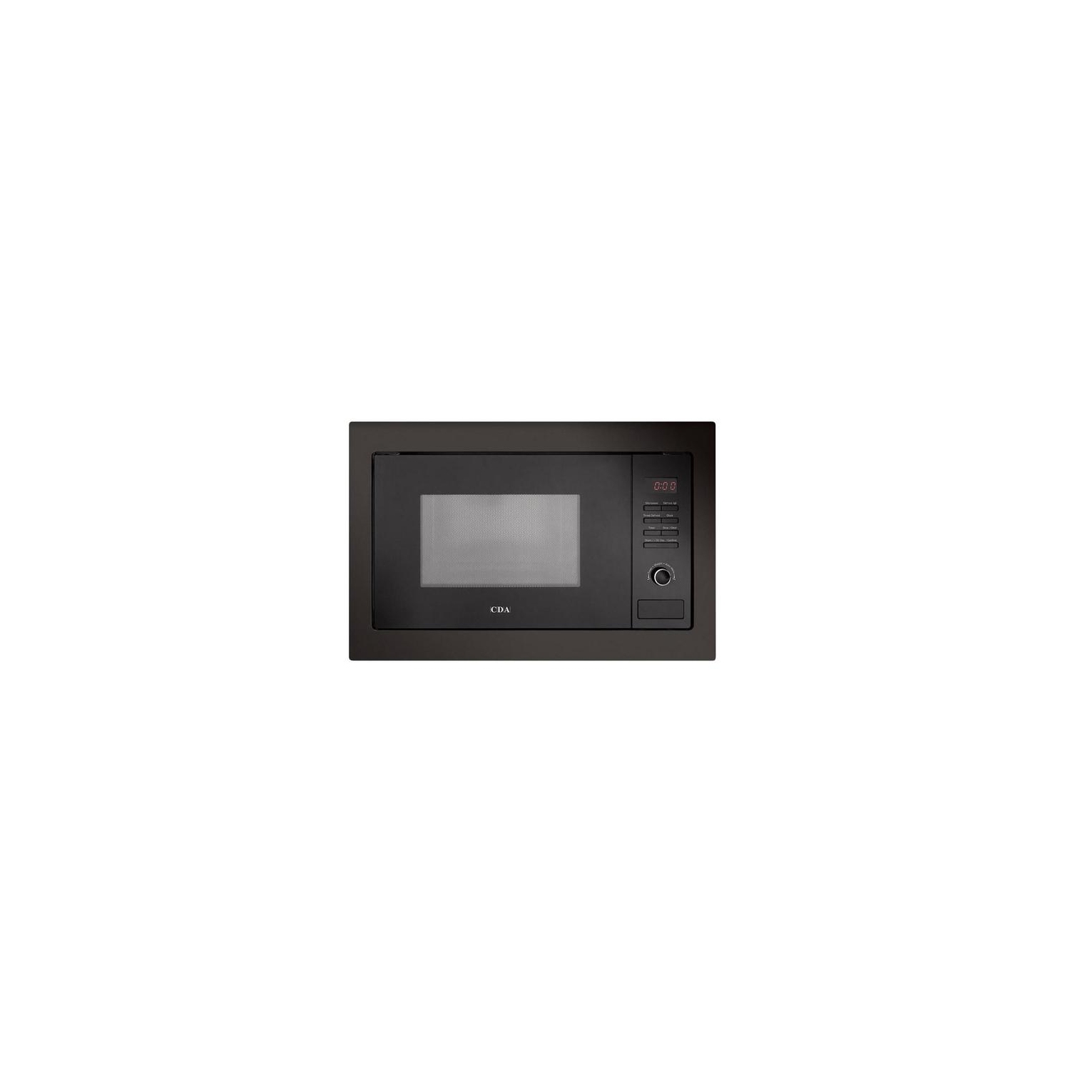 CDA Built In Solo Microwave - Black - 0