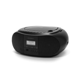 Zoombox 4 Portable CD Player DAB DAB+ FM RDS Bluetooth Black