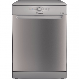 Indesit Standard Dishwasher - Stainless Steel - A+ Rated