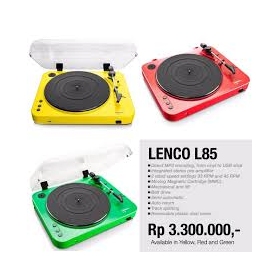 Lenco Turntable - (Red or Green)  ***Two Only At This Price*** - 3