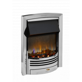 Dumfries Chrome Optiflame 3D Electric Inset Fire