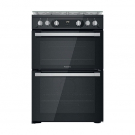 Hotpoint 60cm Double Oven Gas Cooker