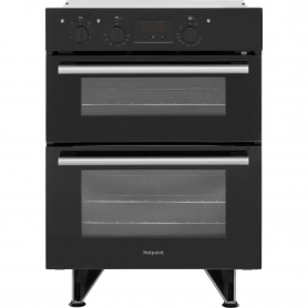 Hotpoint Class 2 Built Under Electric Double Oven With Feet - Black