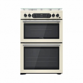 Cannon by Hotpoint 60cm Double Oven Gas Cooker - Jasmine Cream